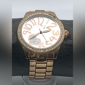 Betsey Johnson rose gold tone women’s watch. BJ00190-42